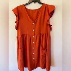 Orange Summer Dress